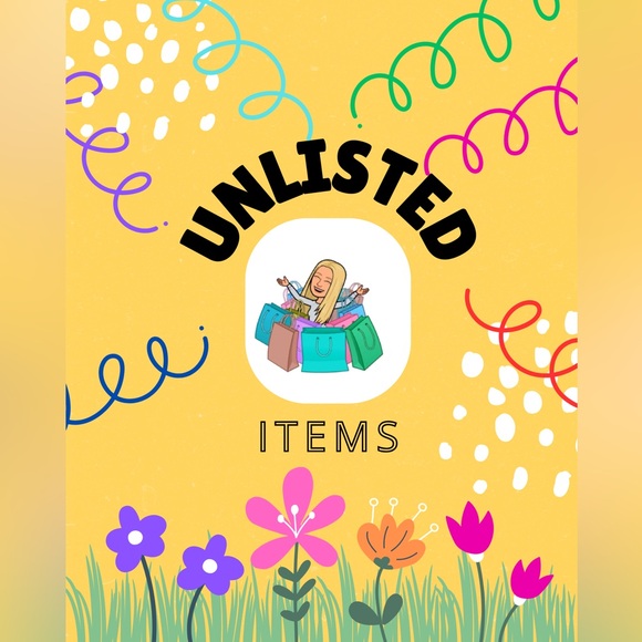 (❁´◡`❁) UNLISTED ITEMS NOTIFICATION FLYER - Picture 1 of 3